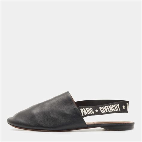 givenchy rivington leather slingback flats|Givenchy Rivington Flat Leather Slingbacks .